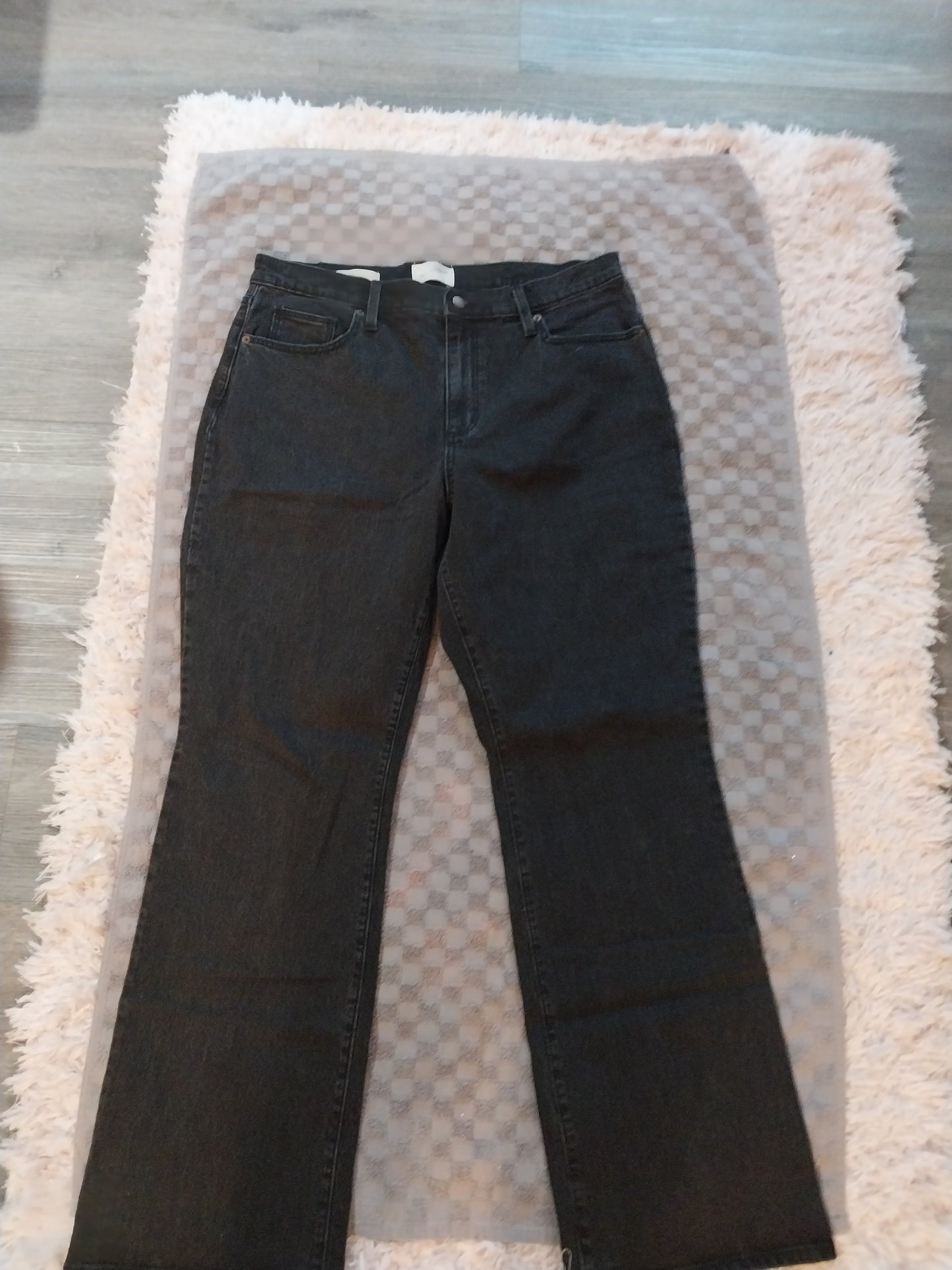 Mens black denim jeans