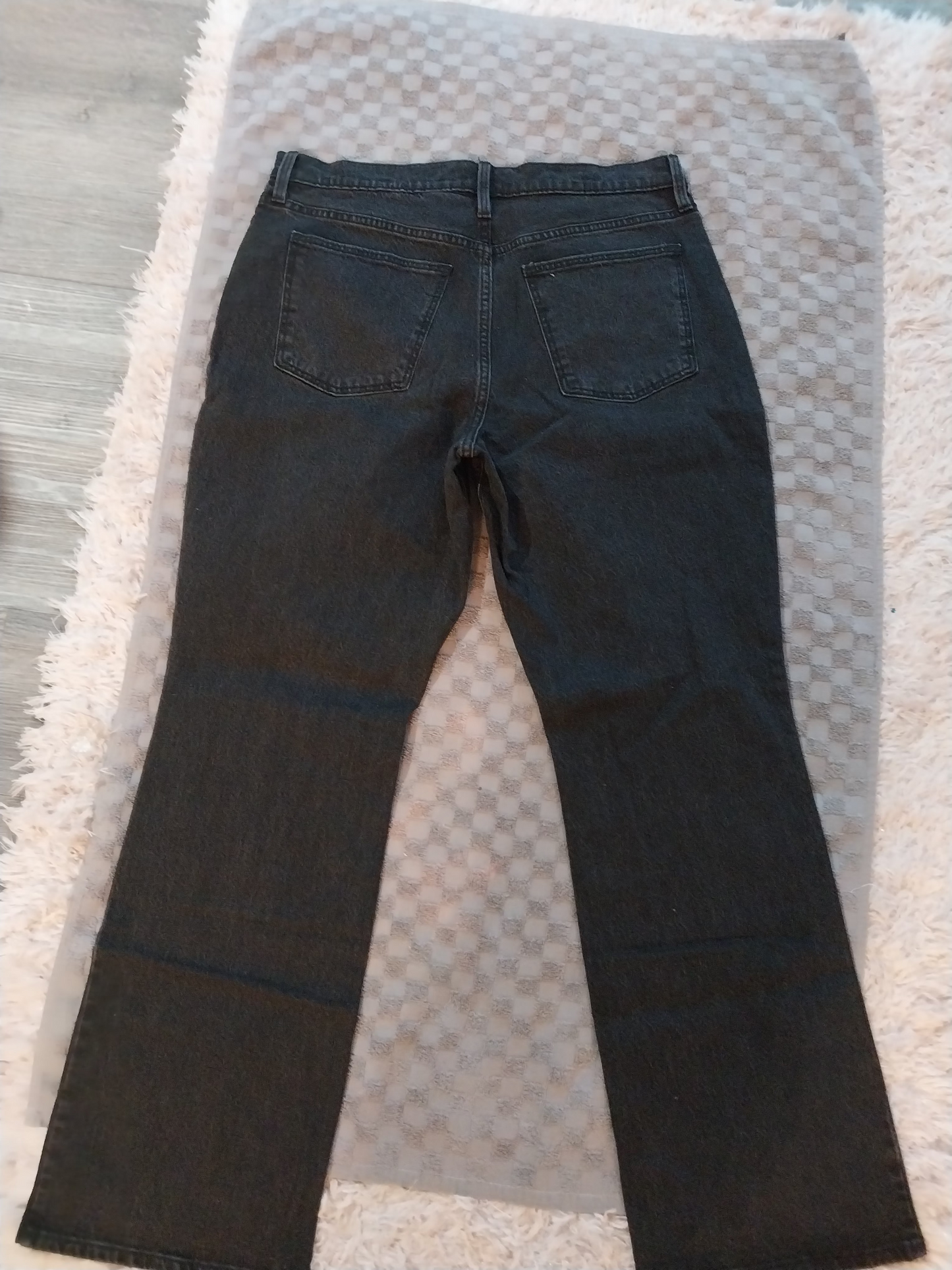 Mens black denim jeans