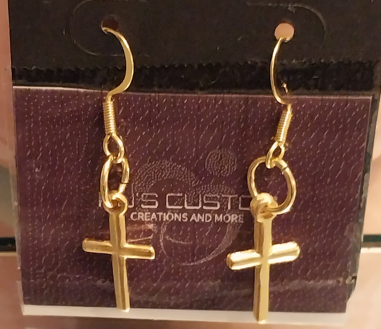 Cross earrings