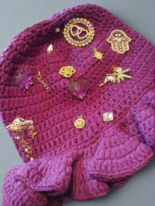 charmed crochet  hat